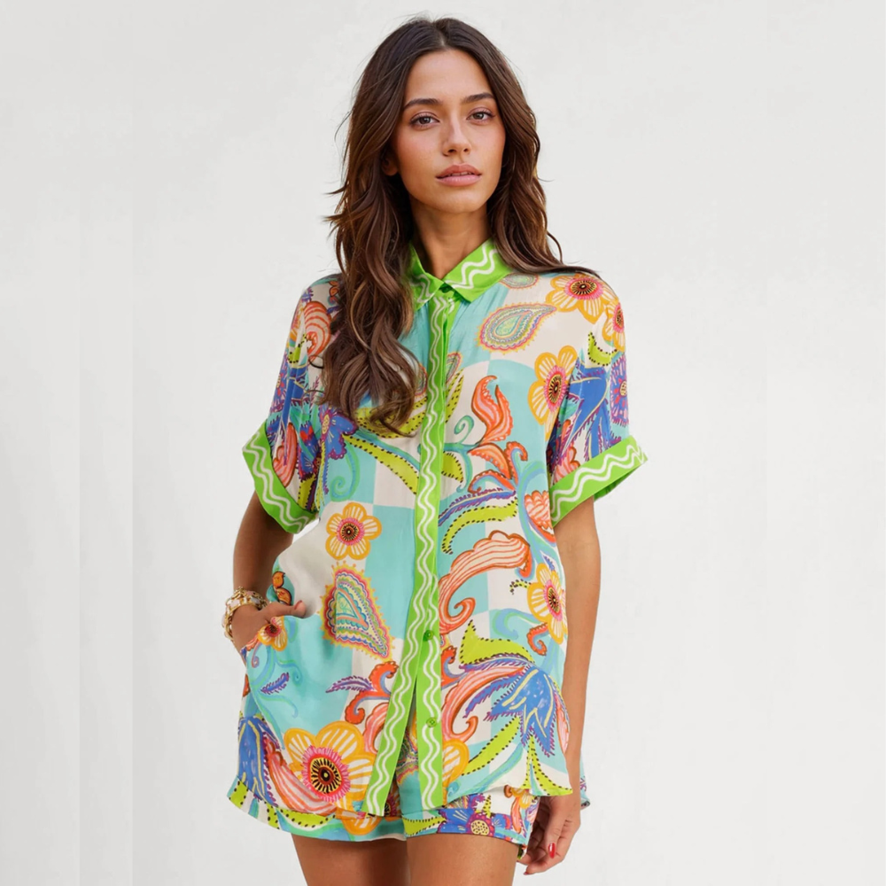 Conjunto camisero boho Atardecer - Cocobersh