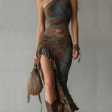 Vestido asimétrico Orilla - Cocobersh