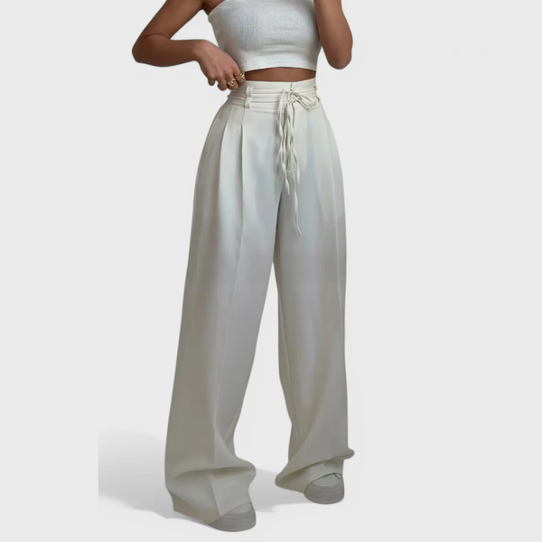 Pantalón pierna ancha con cordones Costa - Cocobersh