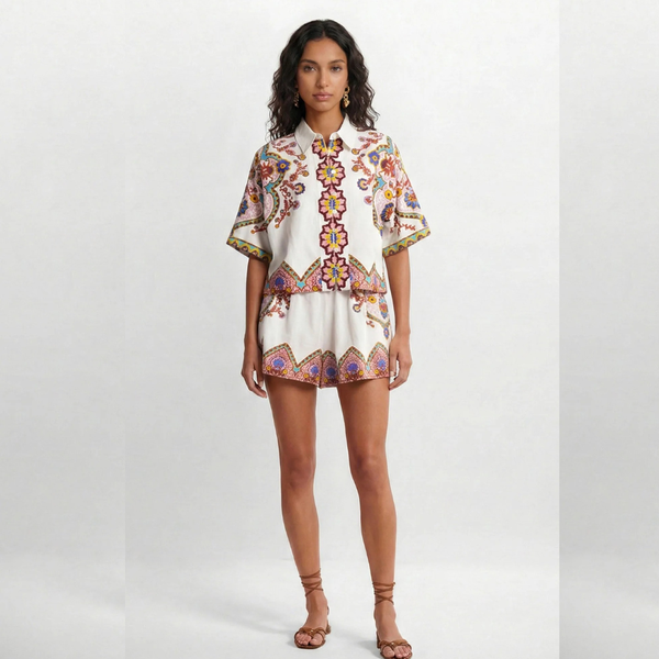 Conjunto camisero boho Orilla - Cocobersh