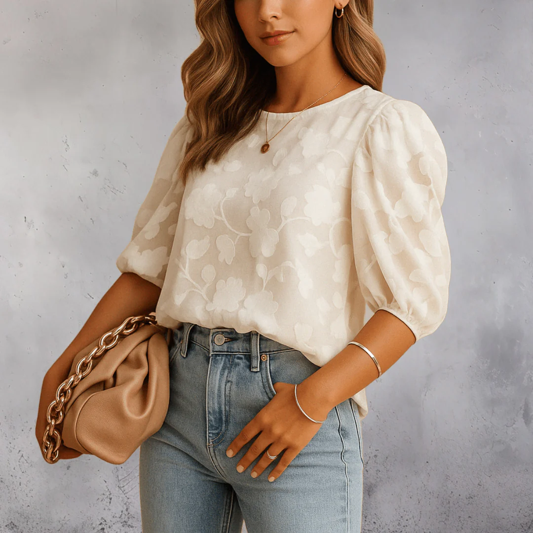 Blusa floral Coral - Cocobersh