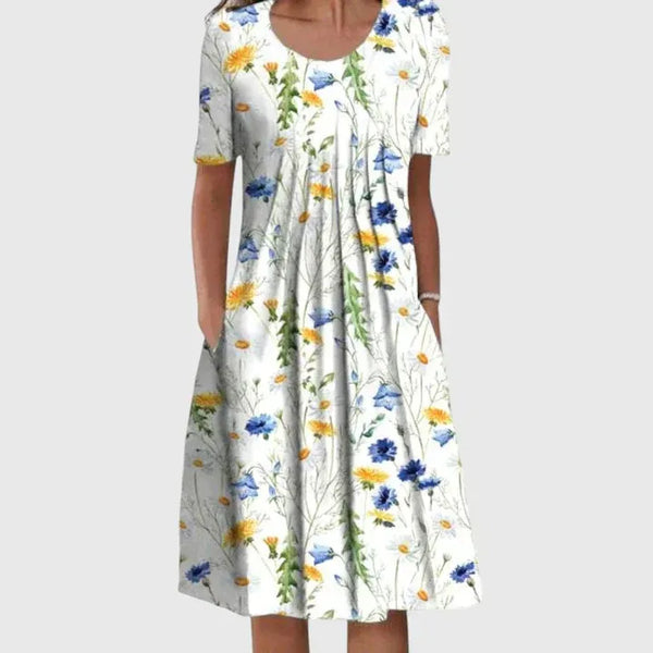 Vestido midi botánico Palmera - Cocobersh